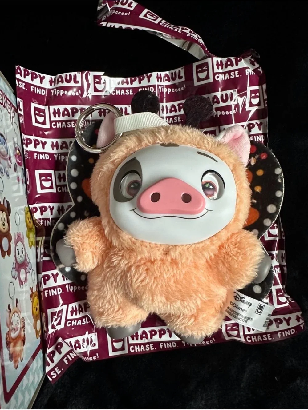 Happy Haul Disney Into the Woods Pau Plush Vinyl Keychain. New Stored in Box